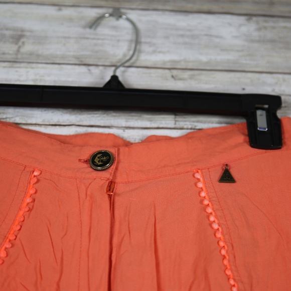 Tallow High Waist Orange Shorts sz 2 - Picture 3 of 7
